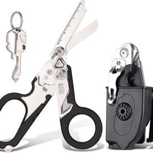 Stainless Steel 6 In 1 Tijeras Raptor Rescue Emergency Shears Scissors1 Pack